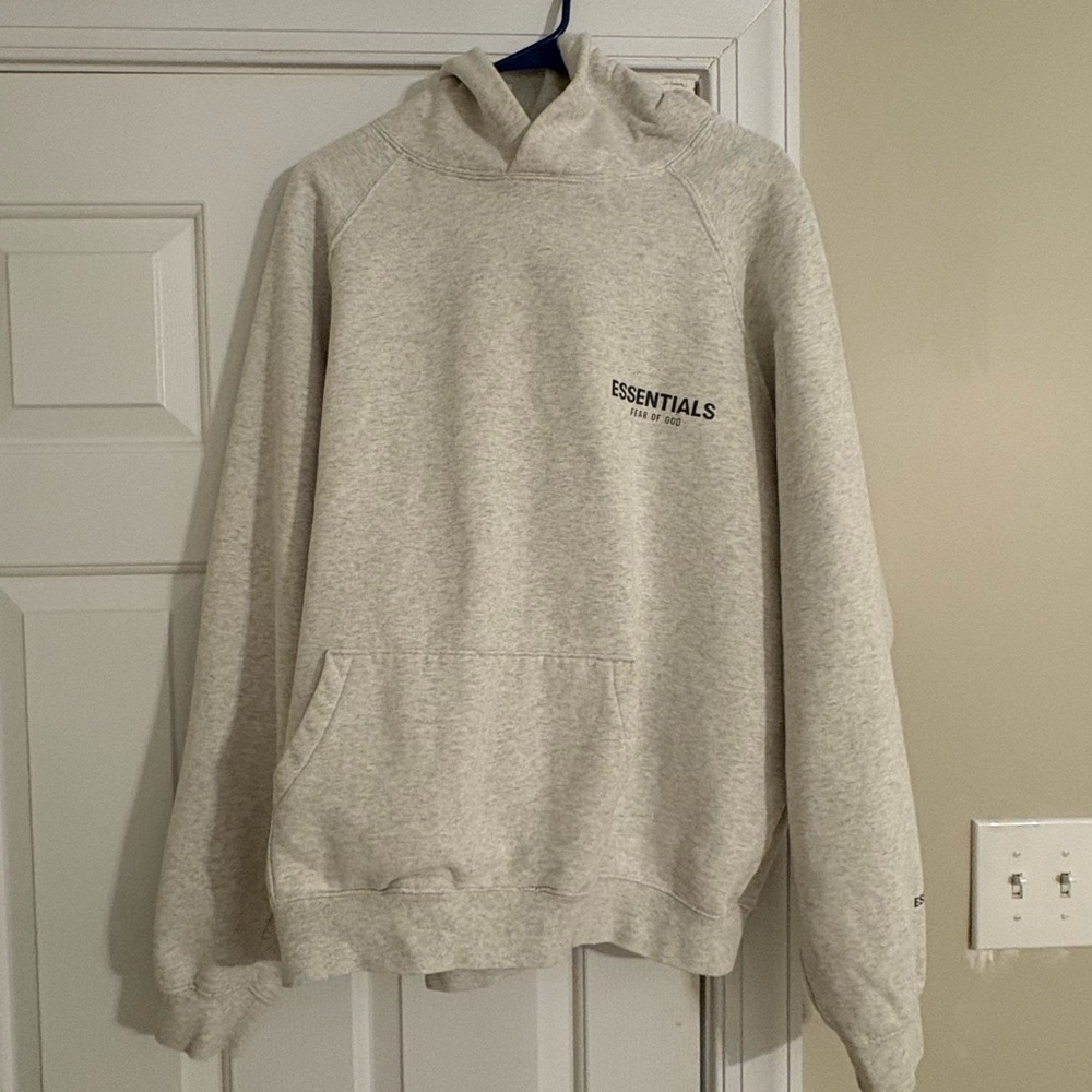 Essentials Light Gray Hoodie